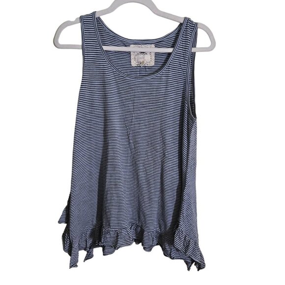 Lot Of 3 Cupio Sleeveless Ruffle Assymetric Hem Jersey Size M - Picture 2 of 10